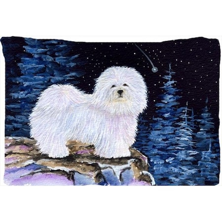 Carolines Treasures Carolines Treasures SS8437PILLOWCASE 20.5 x 30 in. Starry Night Coton De Tulear Moisture Wicking Fabric Standard Pillowcase SS8437PILLOWCASE